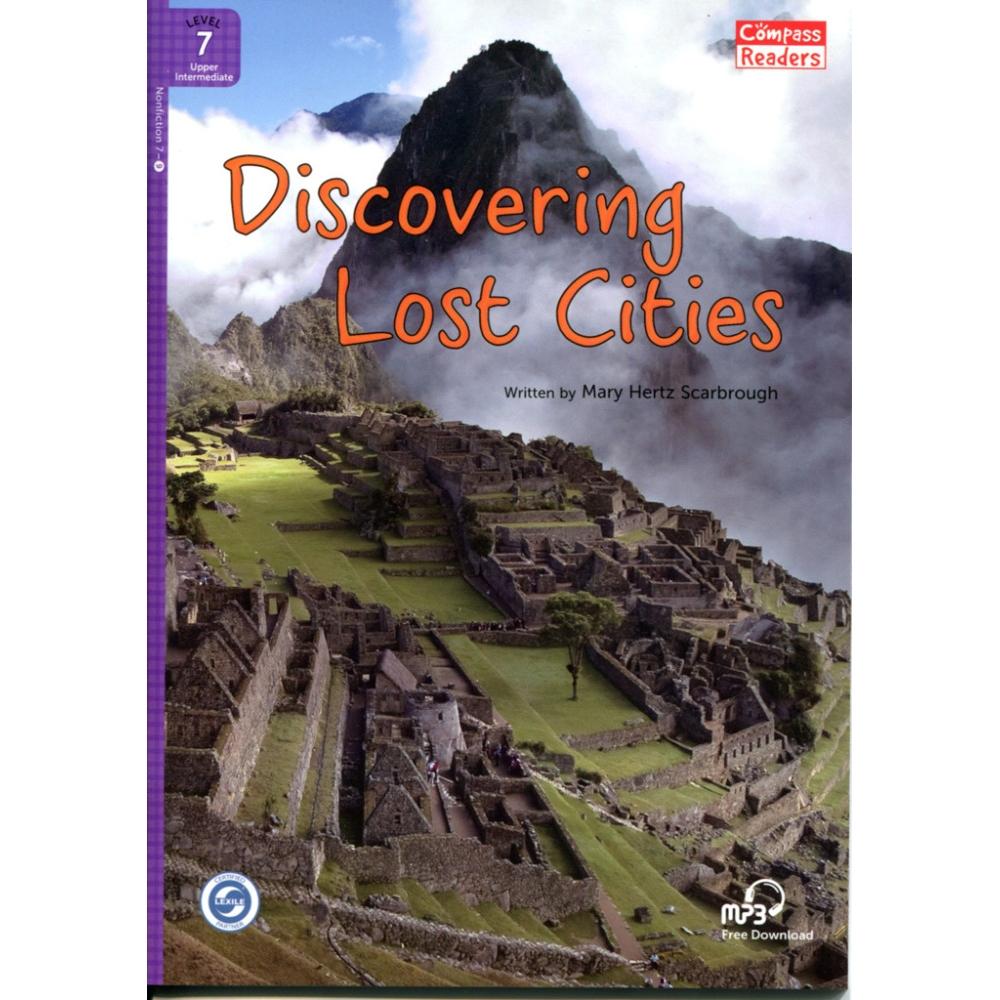 [Compass Reading Level 7-9] Discovering Lost Cities - Leveled Reader with Downloadable Audio Free - Sách nhập khẩu từ NXB Compass