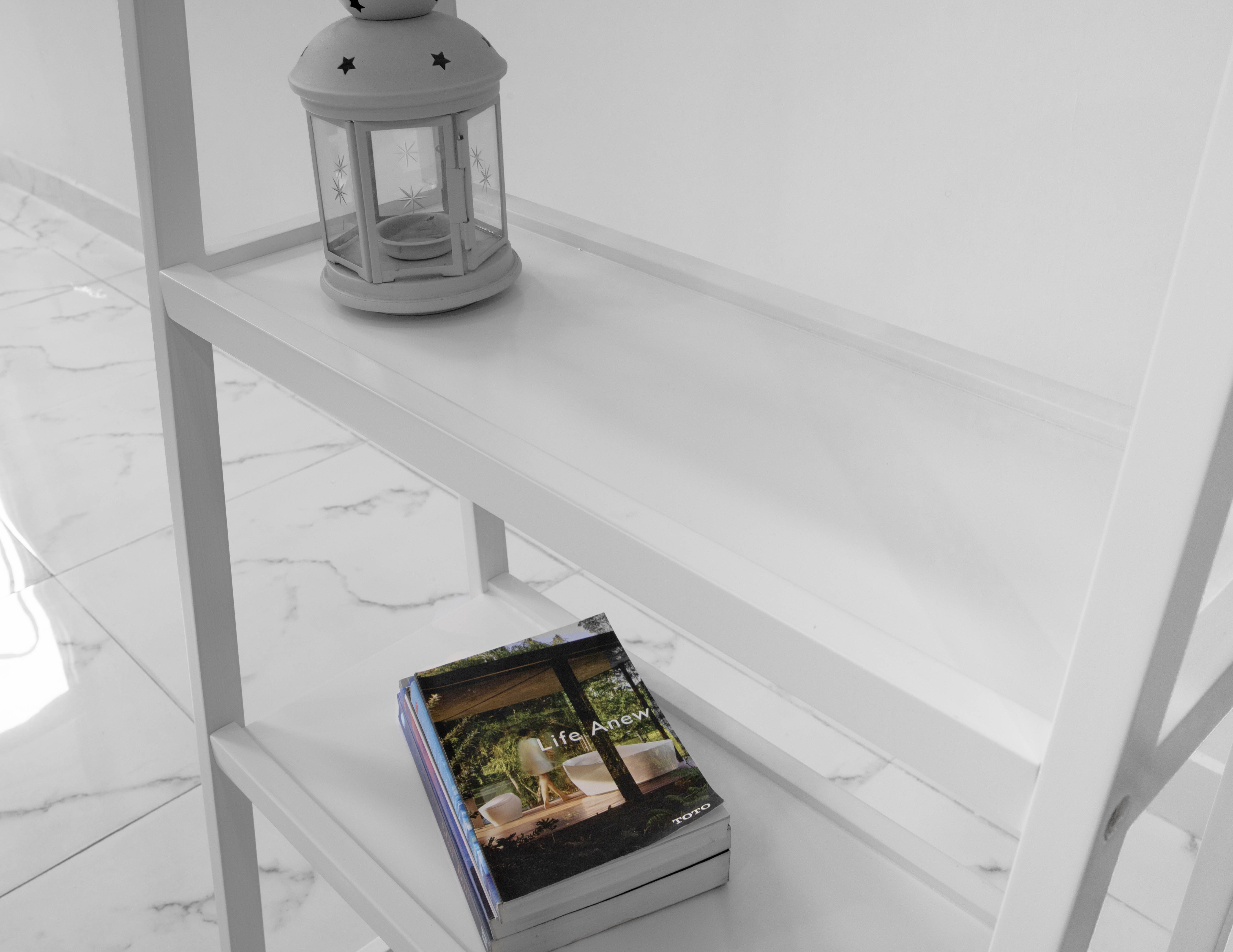 KỆ SÁCH HÀN QUỐC 4 TẦNG HÀN QUỐC MÀU TRẮNG - A BOOKSHELF 4F SIZE L WHITE