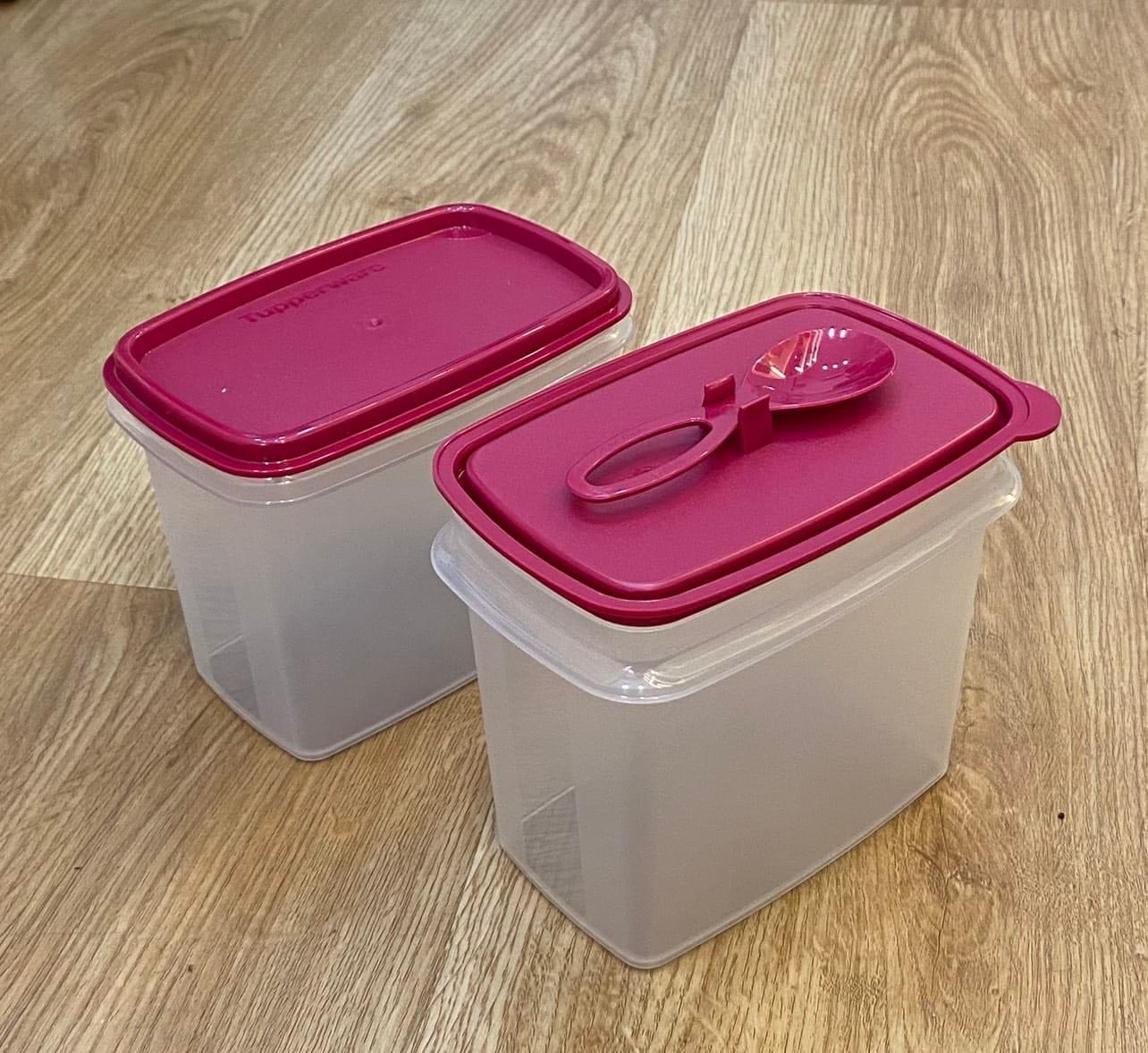 Bộ Hộp Gia Vị Có Muỗng Shelf Saver With Spoon 2 hộp - Kín Khí