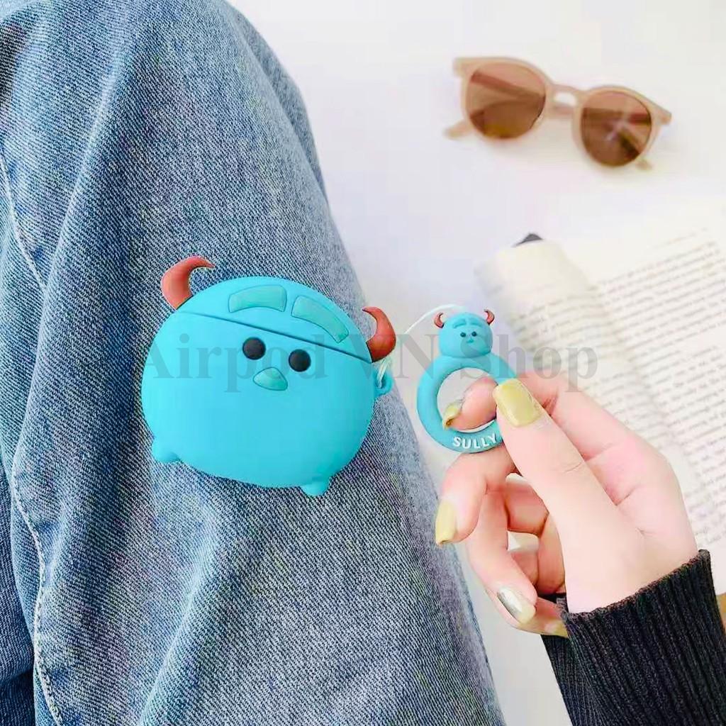 Bao Case Ốp dành cho airpod 1 và 2, tai nghe bluetooth i11,i12, i100, i200, i9s... Mike &amp; Sully hình đẹp cao cấp