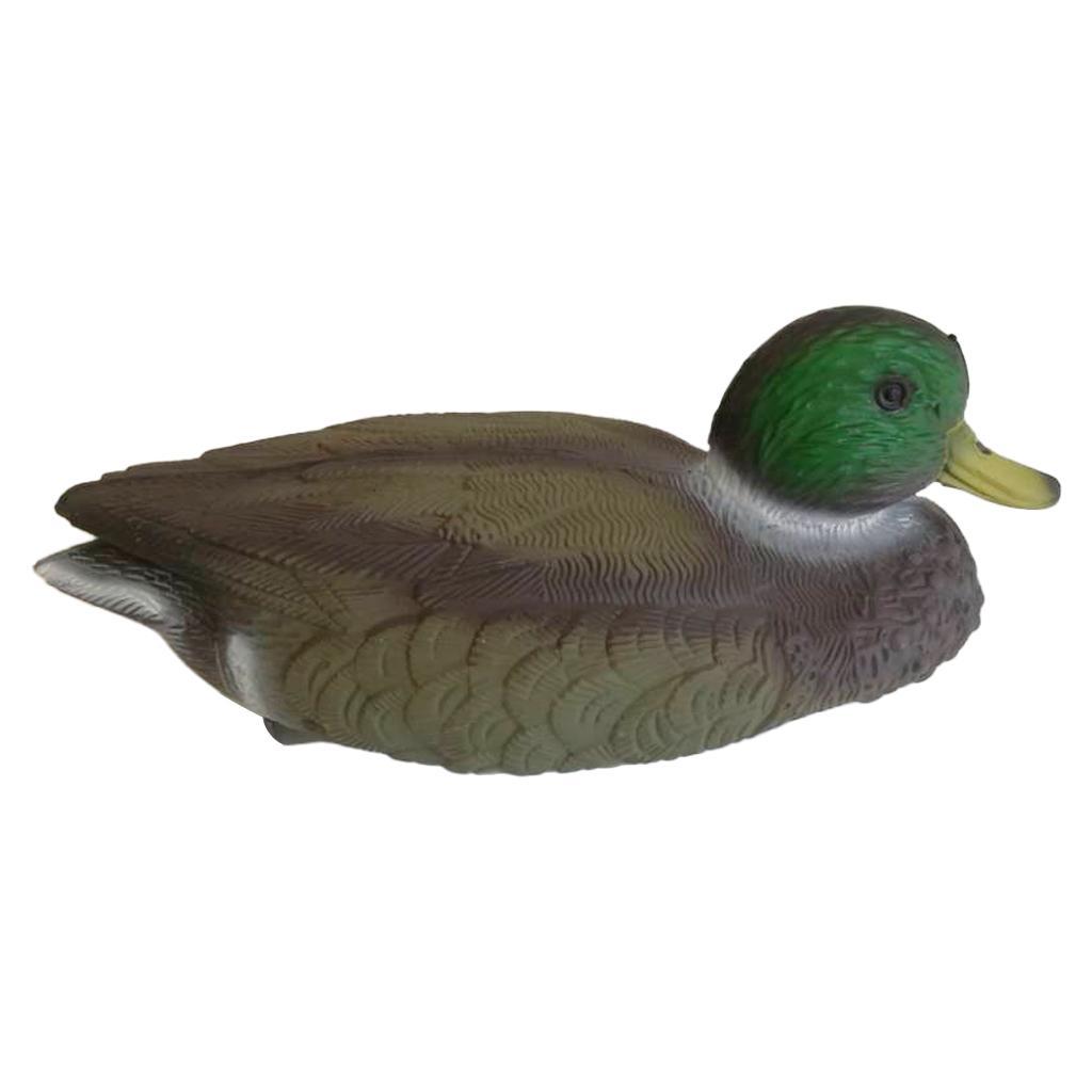 4 Pieces Lifelike Floating Hunting Shooting Drake Duck Decoy Decoying