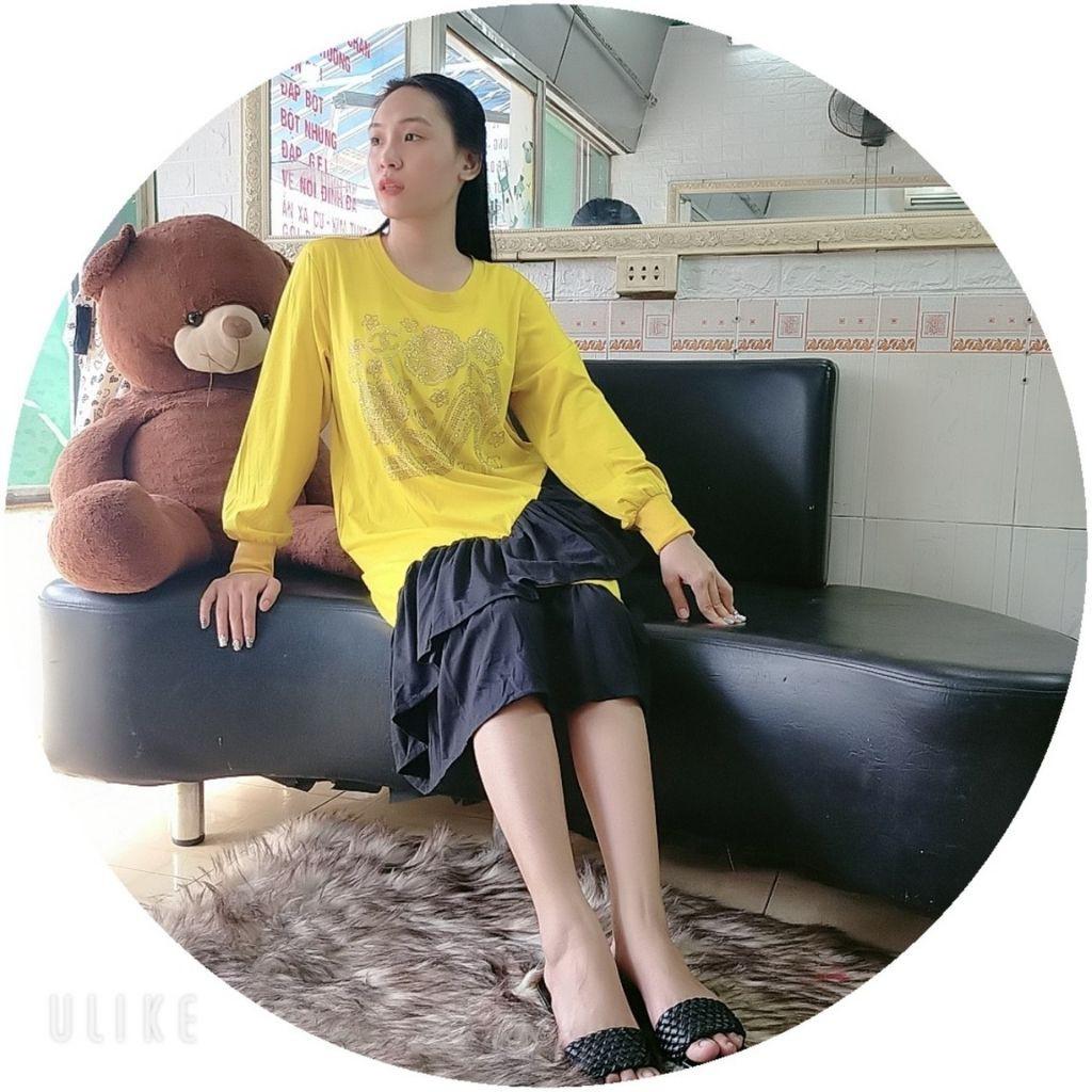 Đầm Bigsize Dáng Suông Thun Thái Fom Rộng Dưới 75kg -Siêu Xinh-