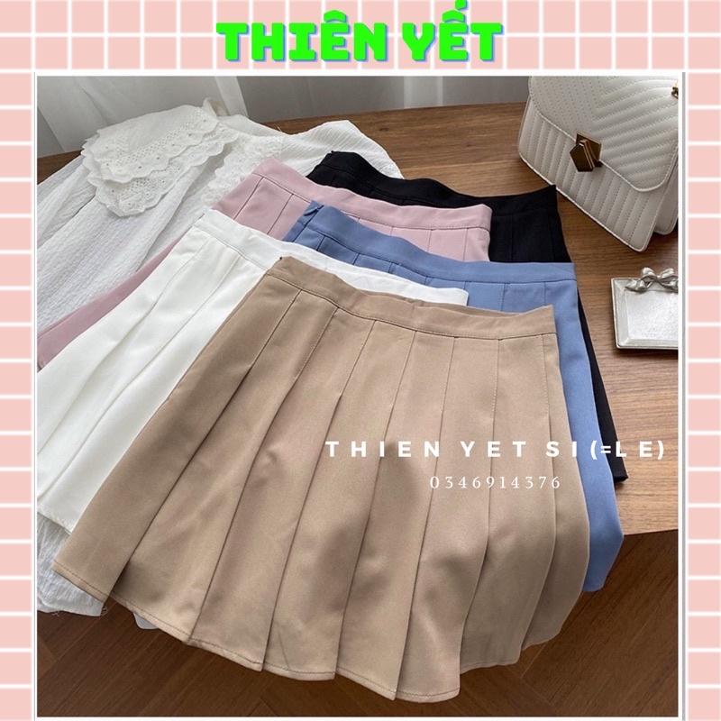 Chân váy xếp ly Tennis Skirt Chữ A Dáng Ngắn Thiết kế xếp ly đẹp rực rỡ