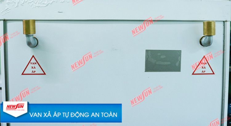 Van xả áp tự động an toàn giúp cân bằng áp suất trong tủ