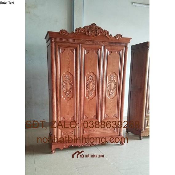 Tủ gỗ sồi thịt 1m6 cao 2m