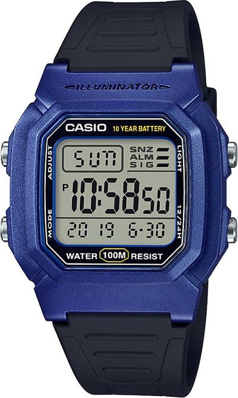 Đồng hồ Casio nam dây nhựa W-800HM-2AVDF (36mm)