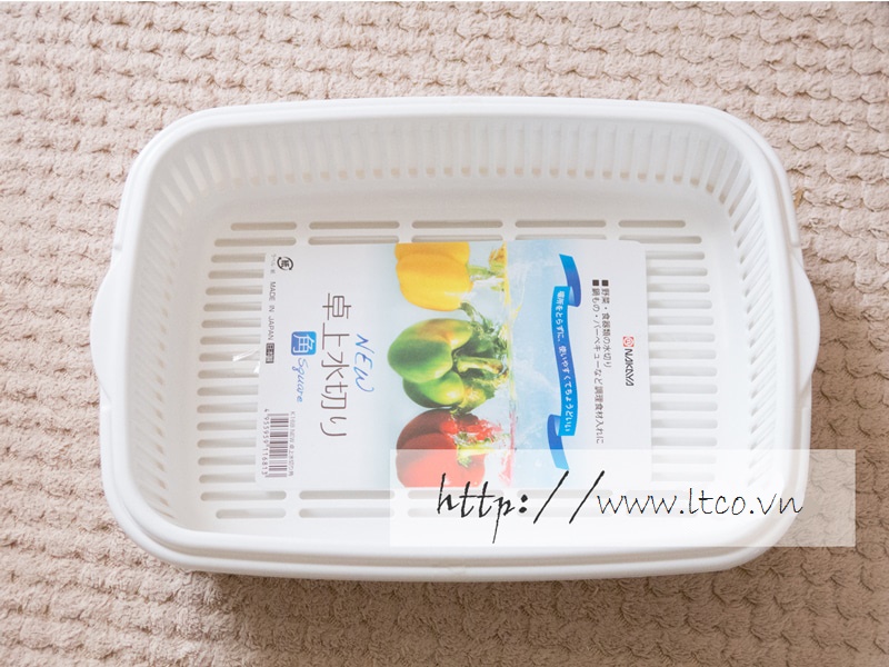 Bộ khay đựng rau củ 2 lớp Nakaya - Nội địa Nhật Bản