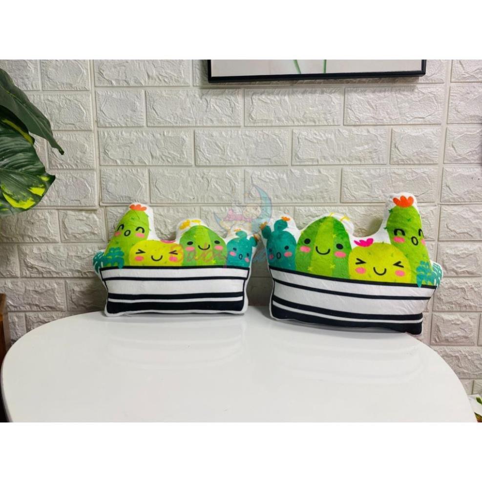 Gối ôm nhồi bông 3d mini, 20-30cm, Handmade VN, vỏ nhung