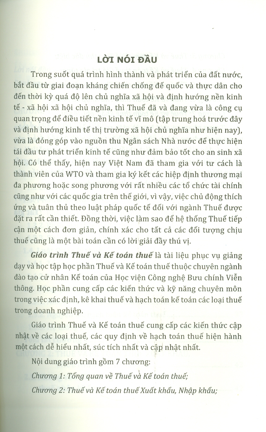Giáo trình thuế và kế toán thuế