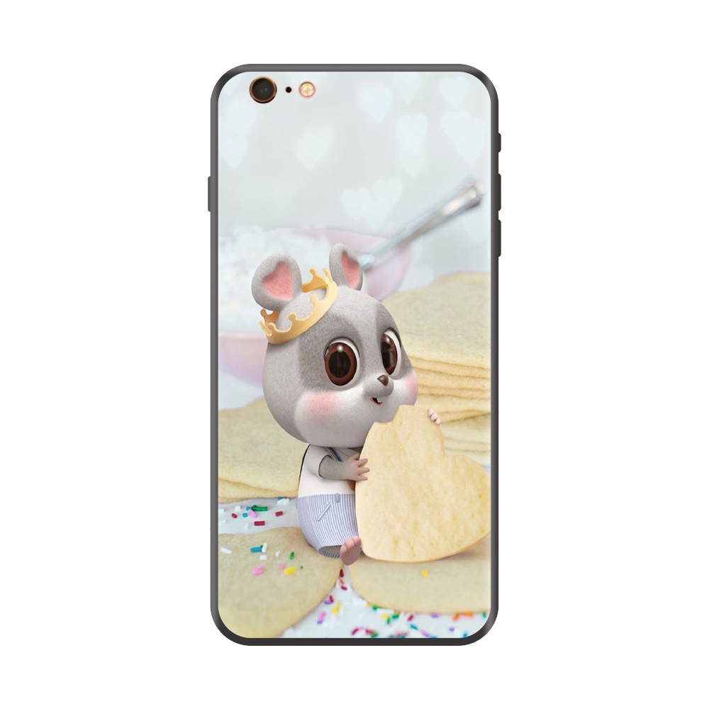 Ốp lưng TPU viền dẻo cho điện thoại IPHONE 6/6S Hình Chuột Tết 2020 Mẫu 13