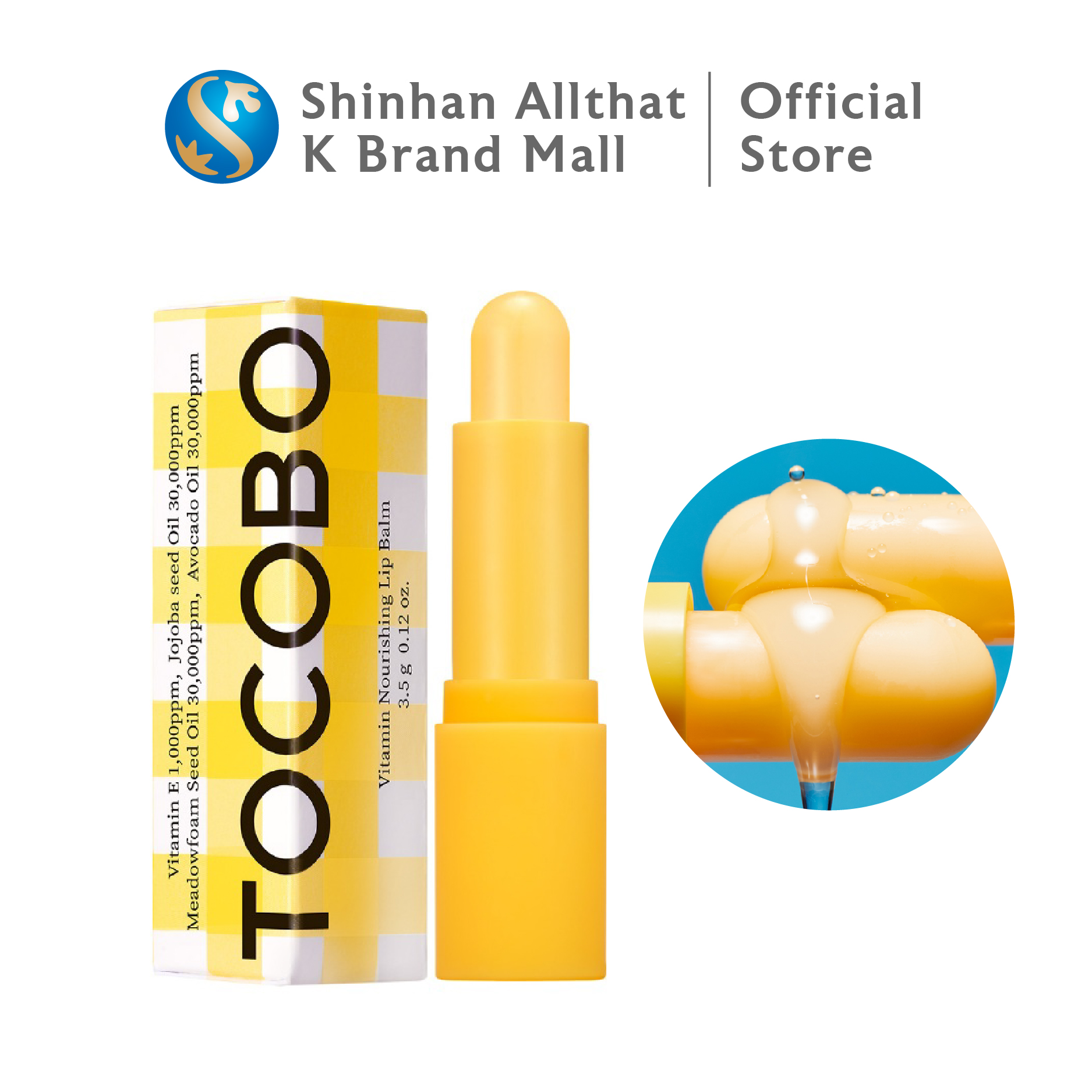 Son Dưỡng ẩm, nuôi dưỡng đôi môi căng mọngKhông Màu Tocobo Vitamin Nourishing Lip Balm 3.5gr