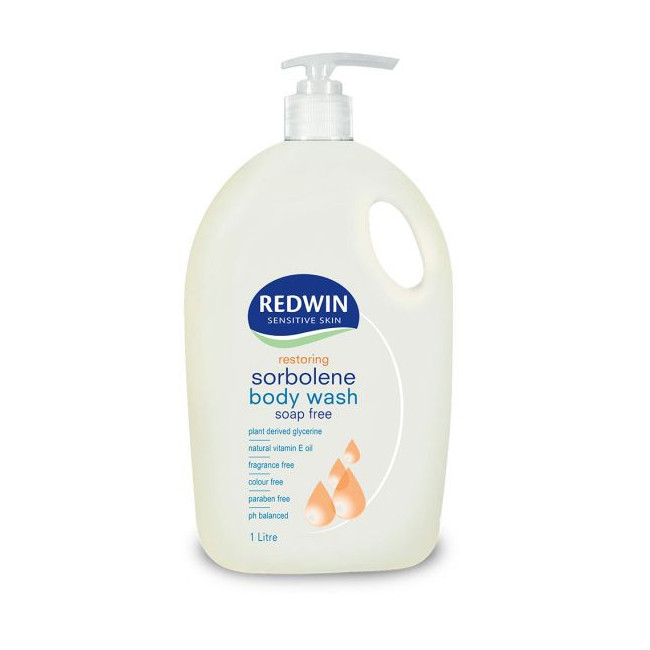 Sữa tắm Redwin Sorbolene body Wash With Vitamin E 1000ml - làm sạch và cân bằng độ ẩm