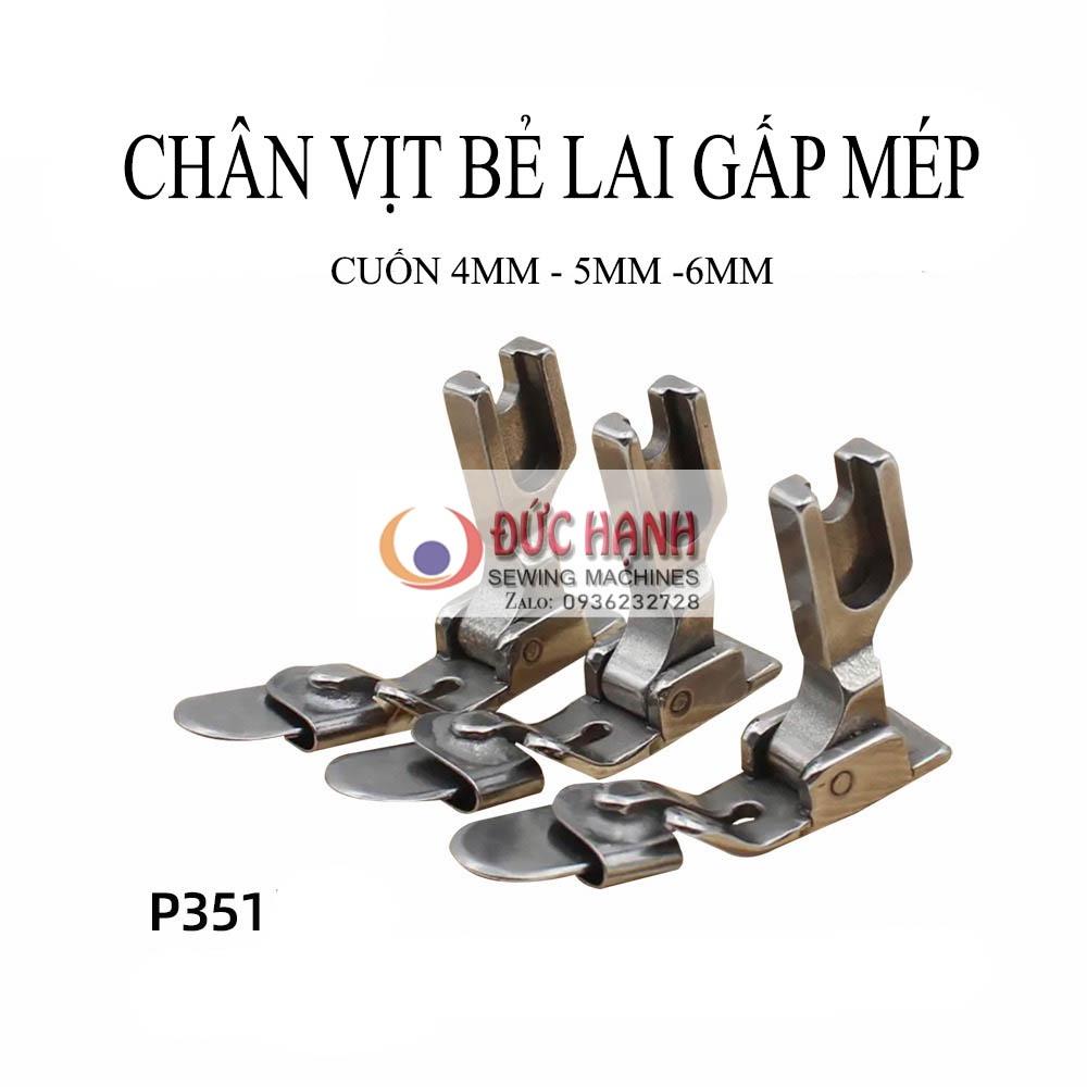 CHÂN VỊT BẺ LAI GẤP MÉP DÙNG CHO MÁY 1 KIM CÔNG NGHIỆP