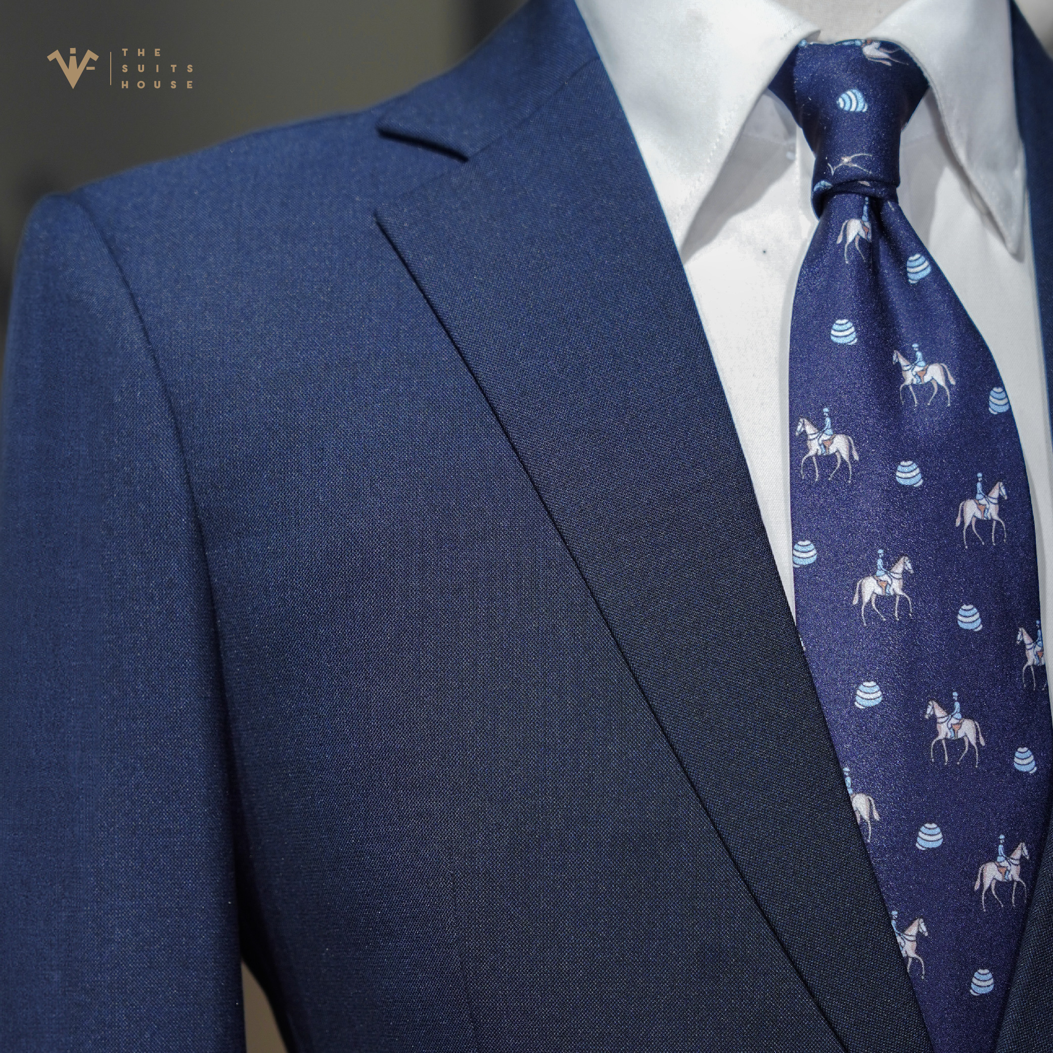 [CLASSY 1] Nguyên bộ suits 2 mảnh XANH1 KHUY 3 TÚI, vải cashmere, form chuẩn