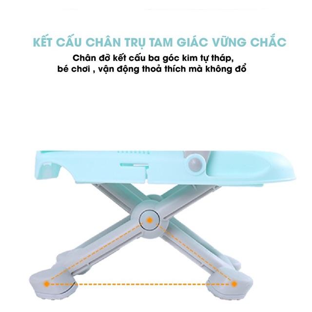 Ghế ăn dặm Mastela 1013 cho bé đi du lịch kèm mặt bàn, tiêu chuẩn ASTM Mỹ, BPA FREE an toàn cho bé