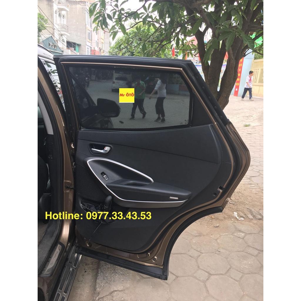 Rèm Che Nắng Xe Huyndai santafe 2015-2018 Loại 1. Cam Kết Chuẩn Khít Theo Xe