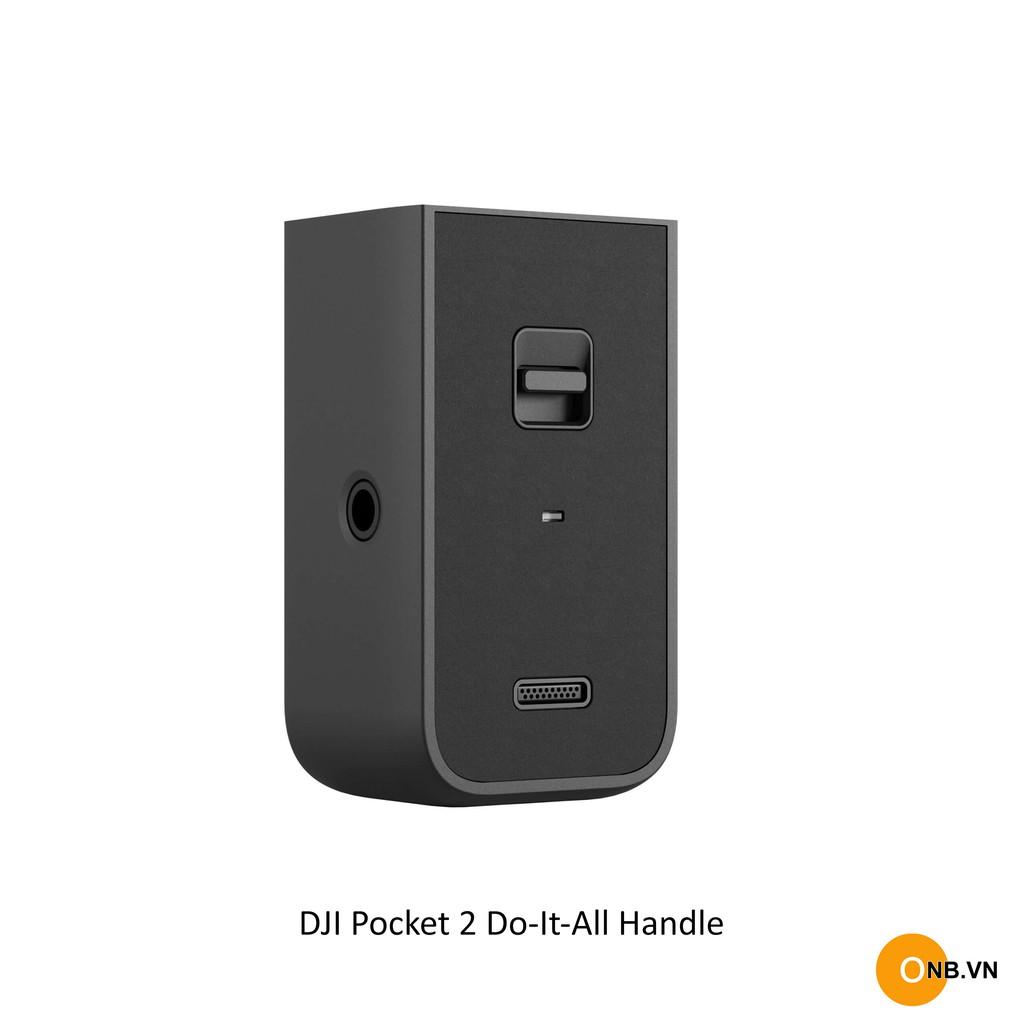 DJI Pocket 2 Do-It-All Handle - Kết nối wireless, adapter mic 3.5