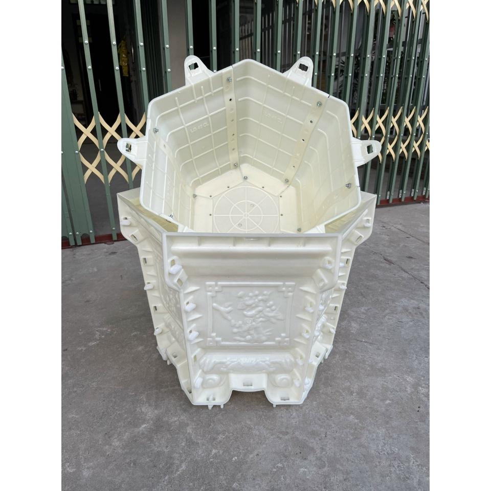 Khuôn chậu lục giác 48 chân liền nhựa ABS có đủ lòng trong