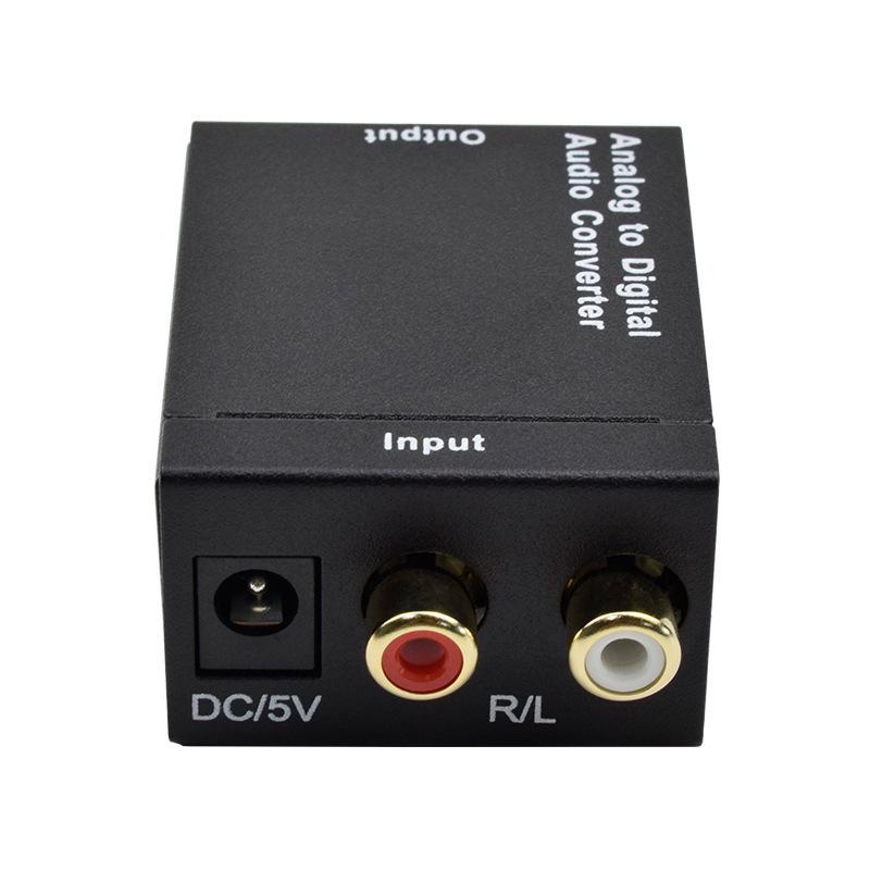 Bộ chuyển đổi đồng trục kỹ thuật số sang âm thanh analog phong cách mới nhất sợi quang sang bộ giải mã spdif tương tự sang bộ giải mã ps5 hoa sen