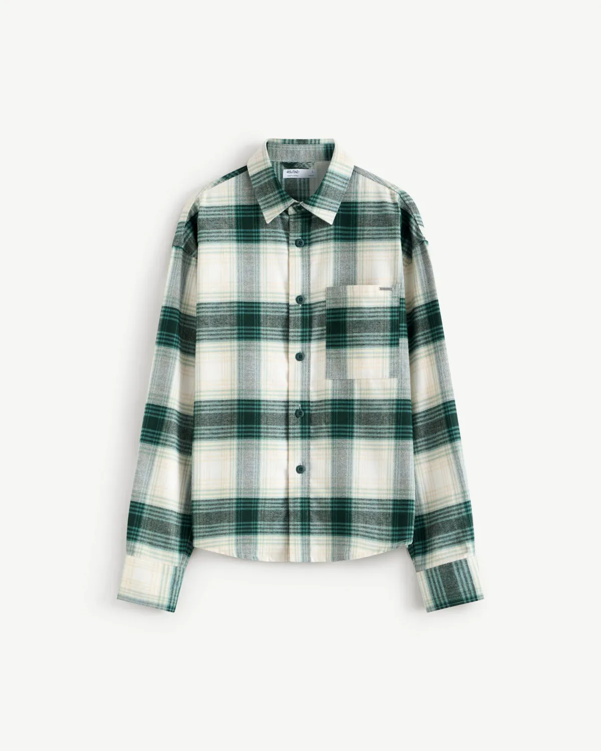 Áo sơ mi tay dài nam vải flannel Form Oversize - ROUTINE 10F25SHL002