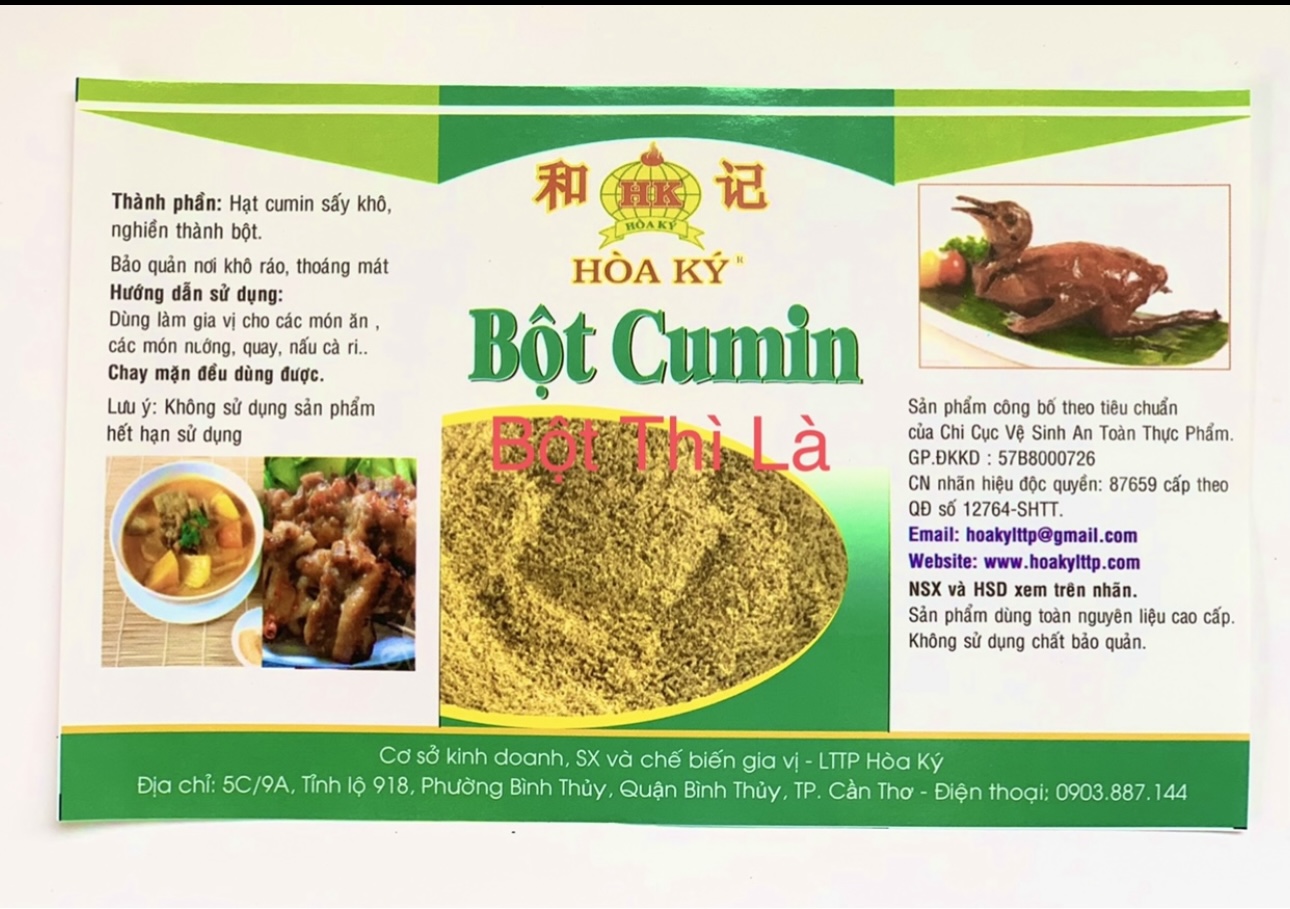 Bột cumin 100gr Hoà Ký nêm món Cà ri, quay nướng