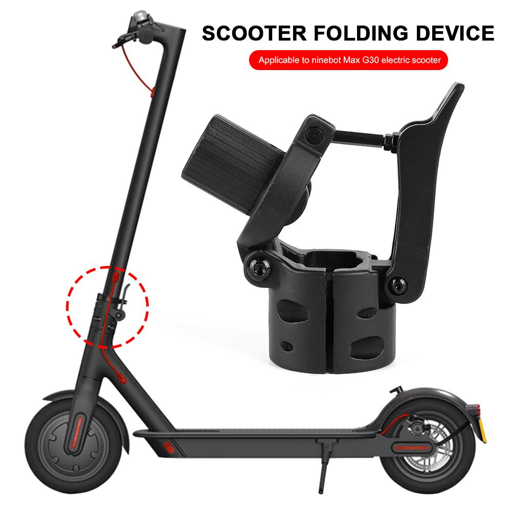 Móc treo chân đế xe máy điện gấp cho Ninebot MAX G30 Black Color: Locking Screw