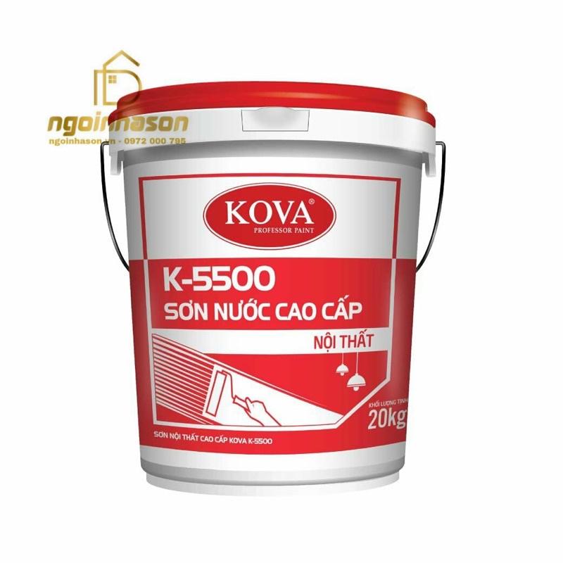 Sơn nước nội thất K5500 KOVA cao cấp 25kg