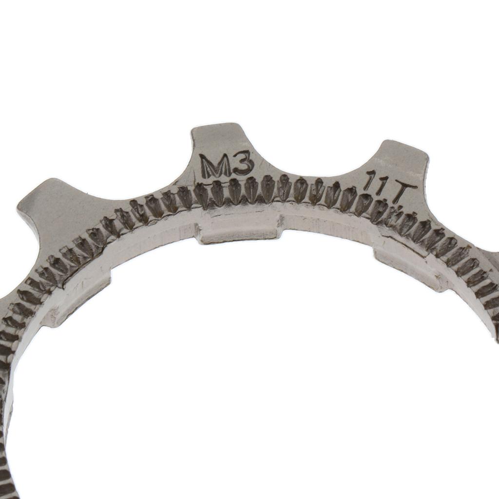 3Pcs Mountain Bicycle Freewheel 9 Speed Sprocket Part Chainring Cassette