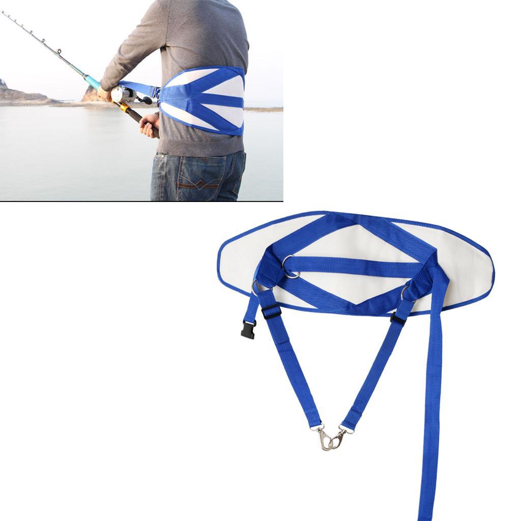 Stand Up Back Harness Fighting Belt Waist Gimbal Fishing Tackle Adjustable
