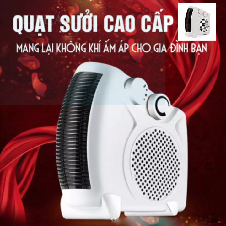 Quạt Sưởi Đa Năng Cao Cấp 2IN1 Nóng Mát 2 Chiều 2000W- Hàng Chính Hãng