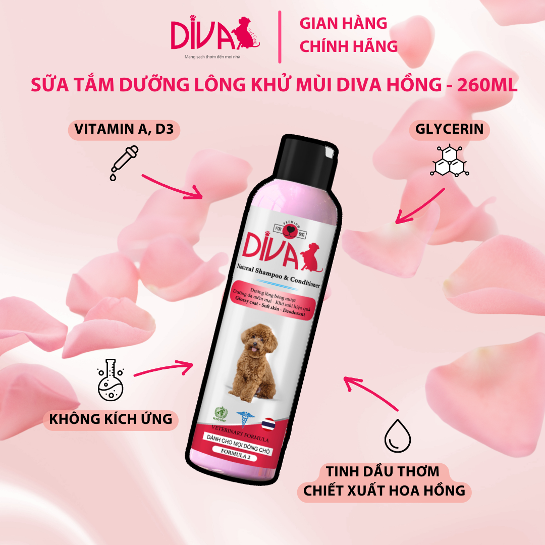 Sữa Tắm Dưỡng Ẩm Formula 2 New Diva-2 (260ml)