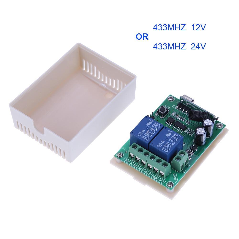 Set 2 Rơ Le Điều Khiển Từ Xa + 2 Chìa Khóa Điều Khiển Từ Xa