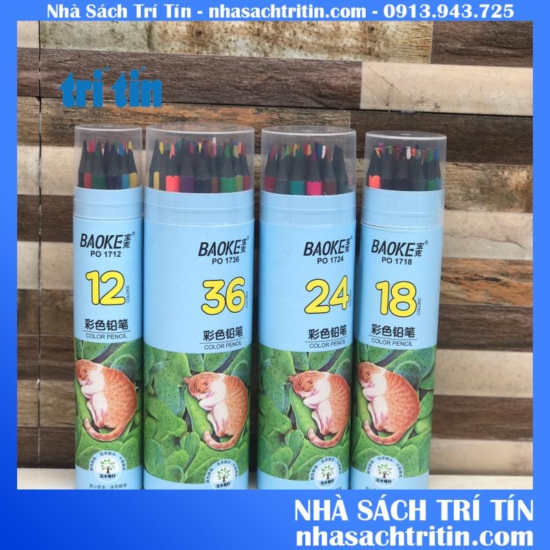 Bút chì màu dẻo Baoke, màu sắc tươi sáng, thân thiện môi trường