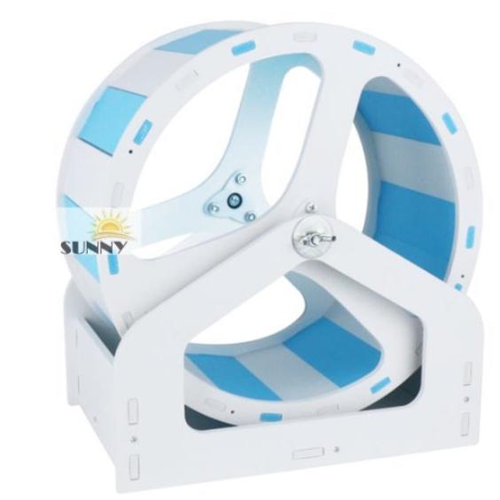 Wheel gỗ ép 19cm và 21cm, wheel gỗ viền mica cho hamster