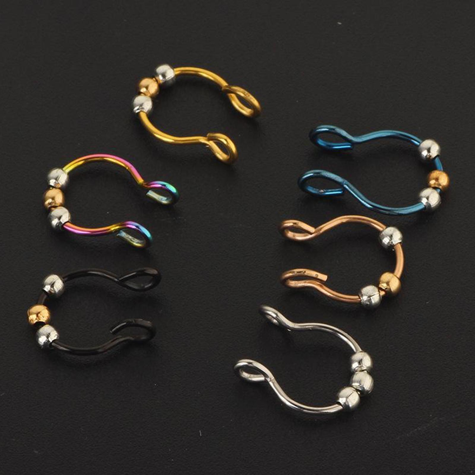 Nose   Rings Clips Body Jewelry for Women Men