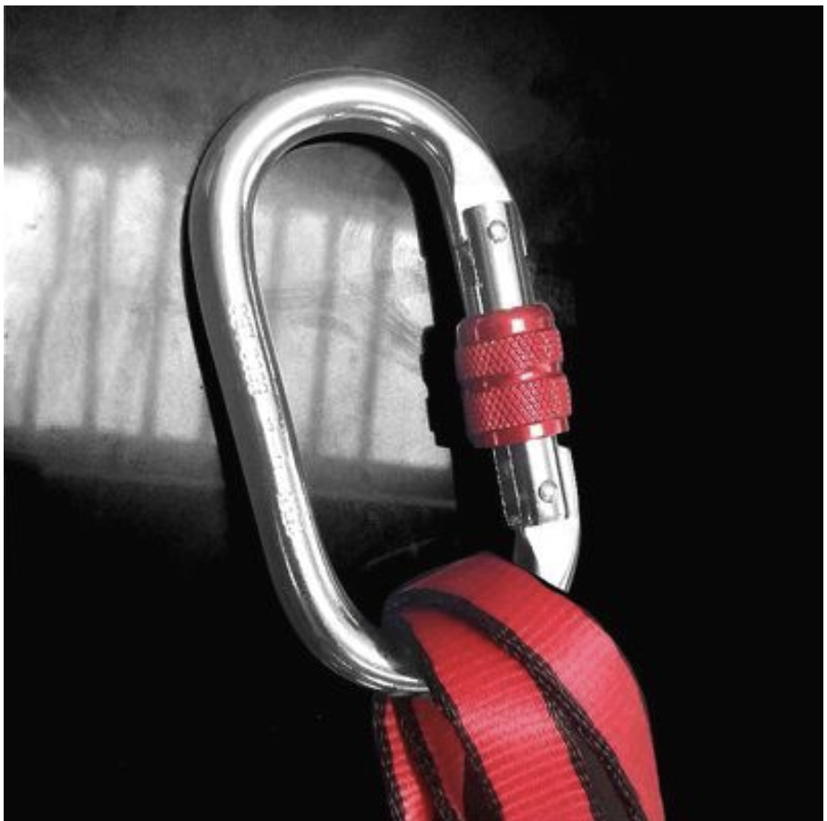 Móc treo khóa chữ D đa năng carabiner dùng treo võng yoga Elite Sport