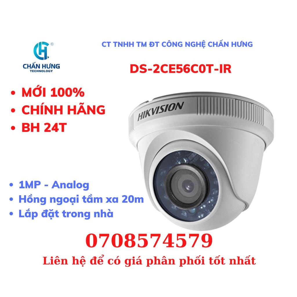 Camera Analog HIKVISION DS-2CE56C0T-IR - Hàng chính hãng