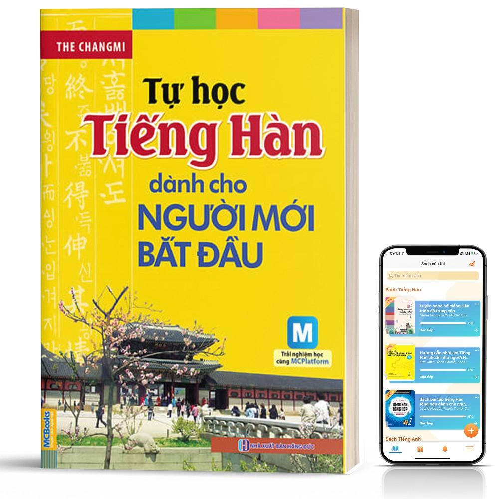 Sách - Tự Học Tiếng Hàn Cho Người Mới Bắt Đầu - Học Kèm App Online