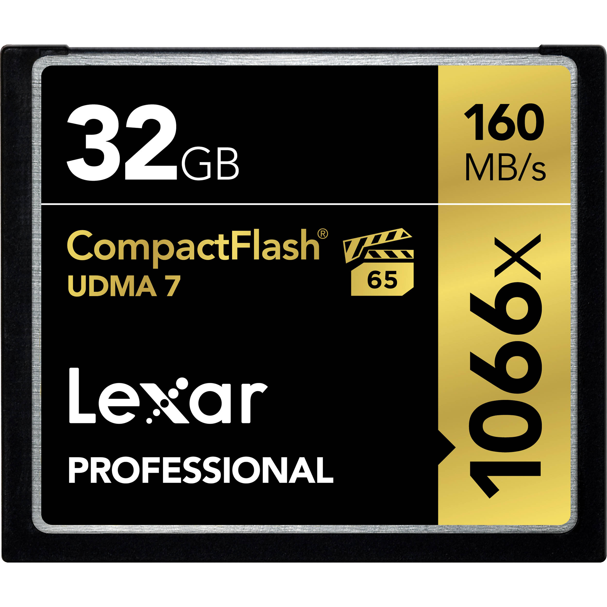 Thẻ Nhớ  Lexar CF 32GB Professional 1066x  (160 Mb/s) - Hàng chính hãng