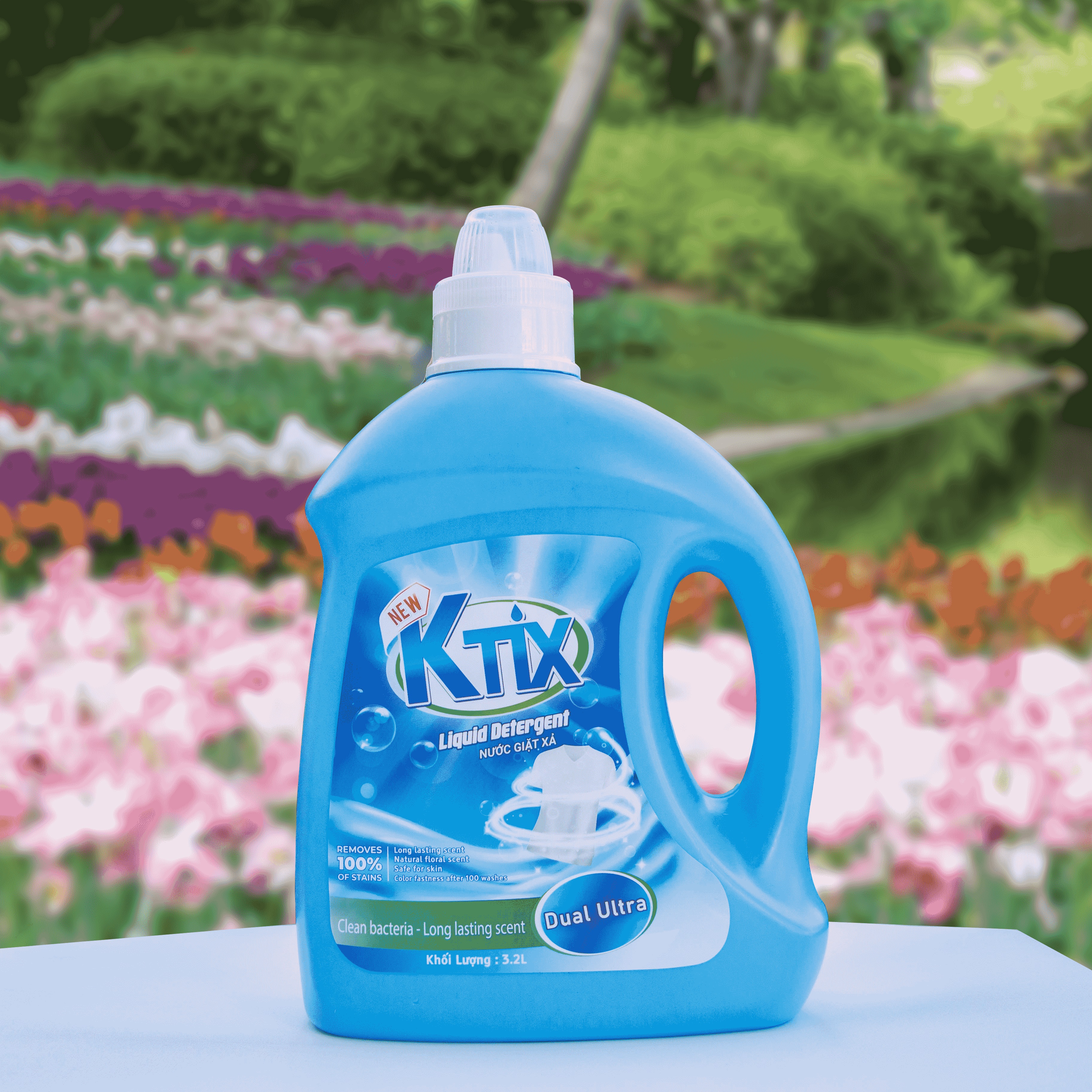 Nước Giặt Xả KTIX DUAL ULTRA 3,2L