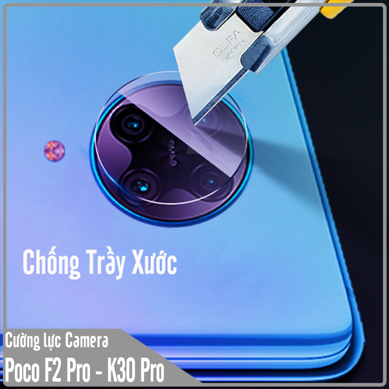 Kính cường lực Camera cho Xiaomi Pocophone F2 Pro - Redmi K30 Pro