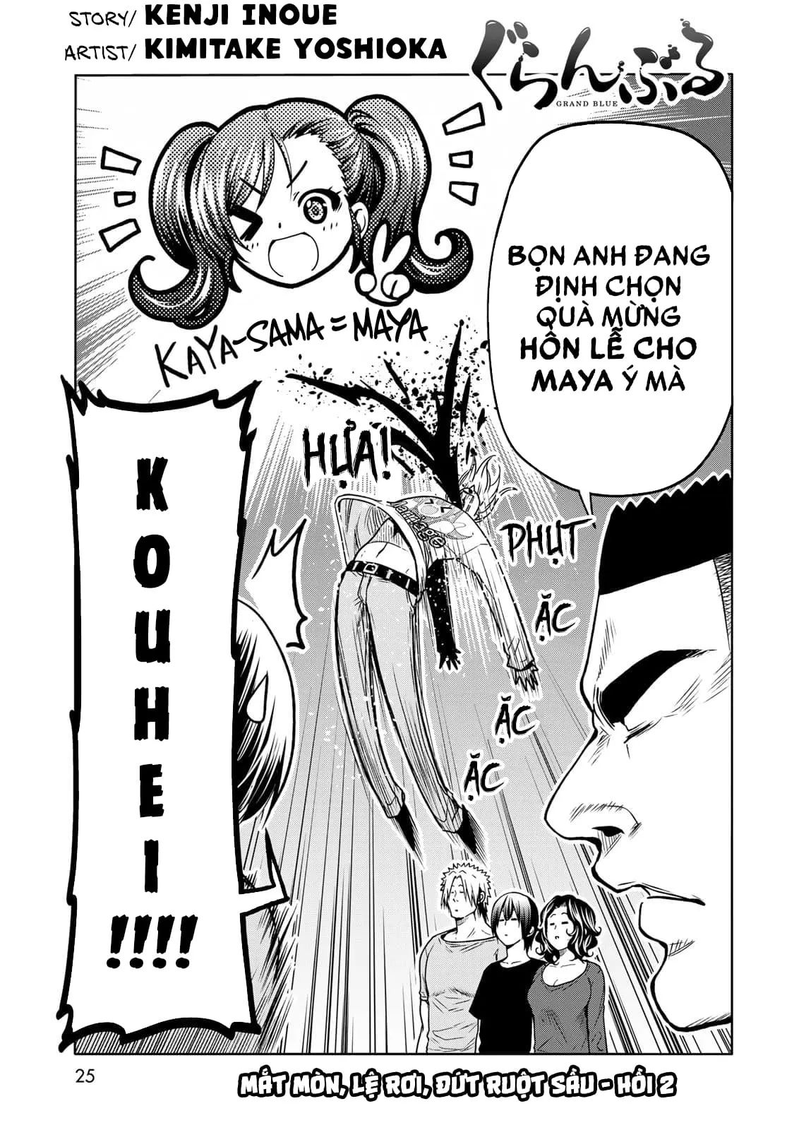 cô gái thích lặn - grand blue chapter 72 3