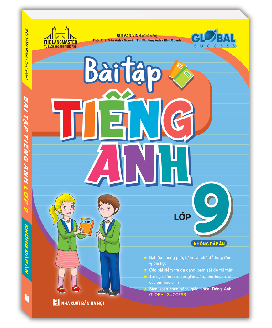 Sách GLOBAL SUCCESS - Bài Tập Tiếng Anh Lớp 9 (Không Đáp Án)