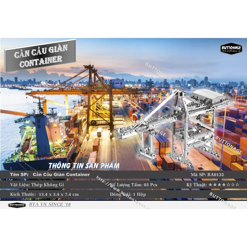 Mô Hình Lắp Ráp 3d Cần Cẩu Giàn Container