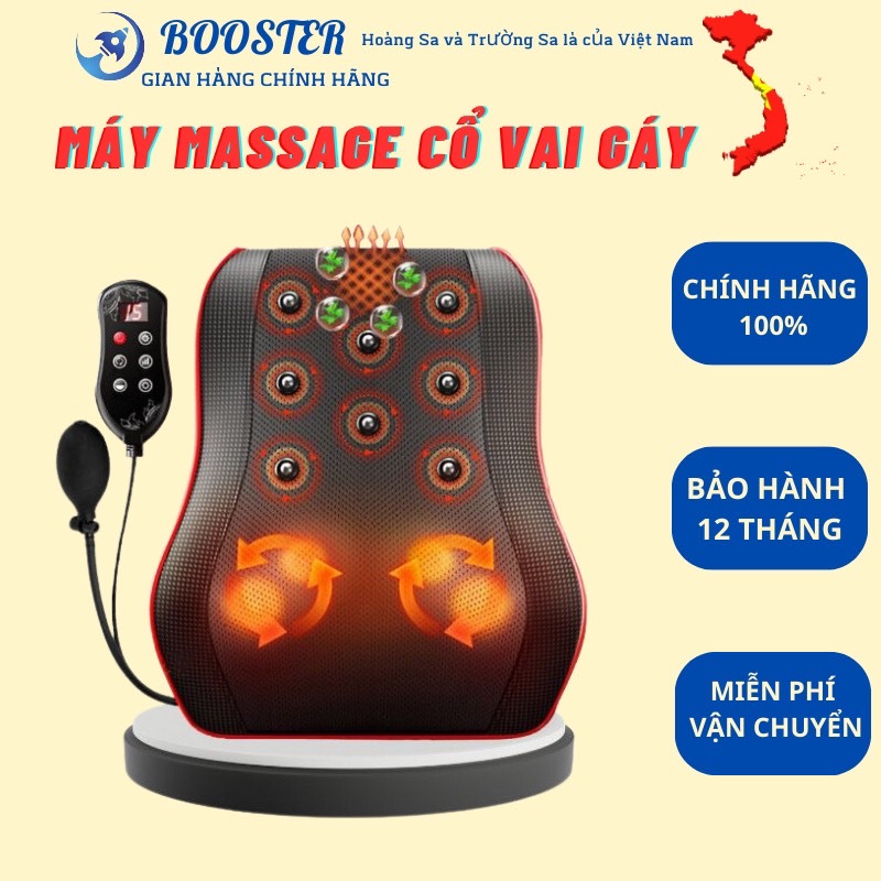 Gối massage Hồng ngoại 20 bi cao cấp
