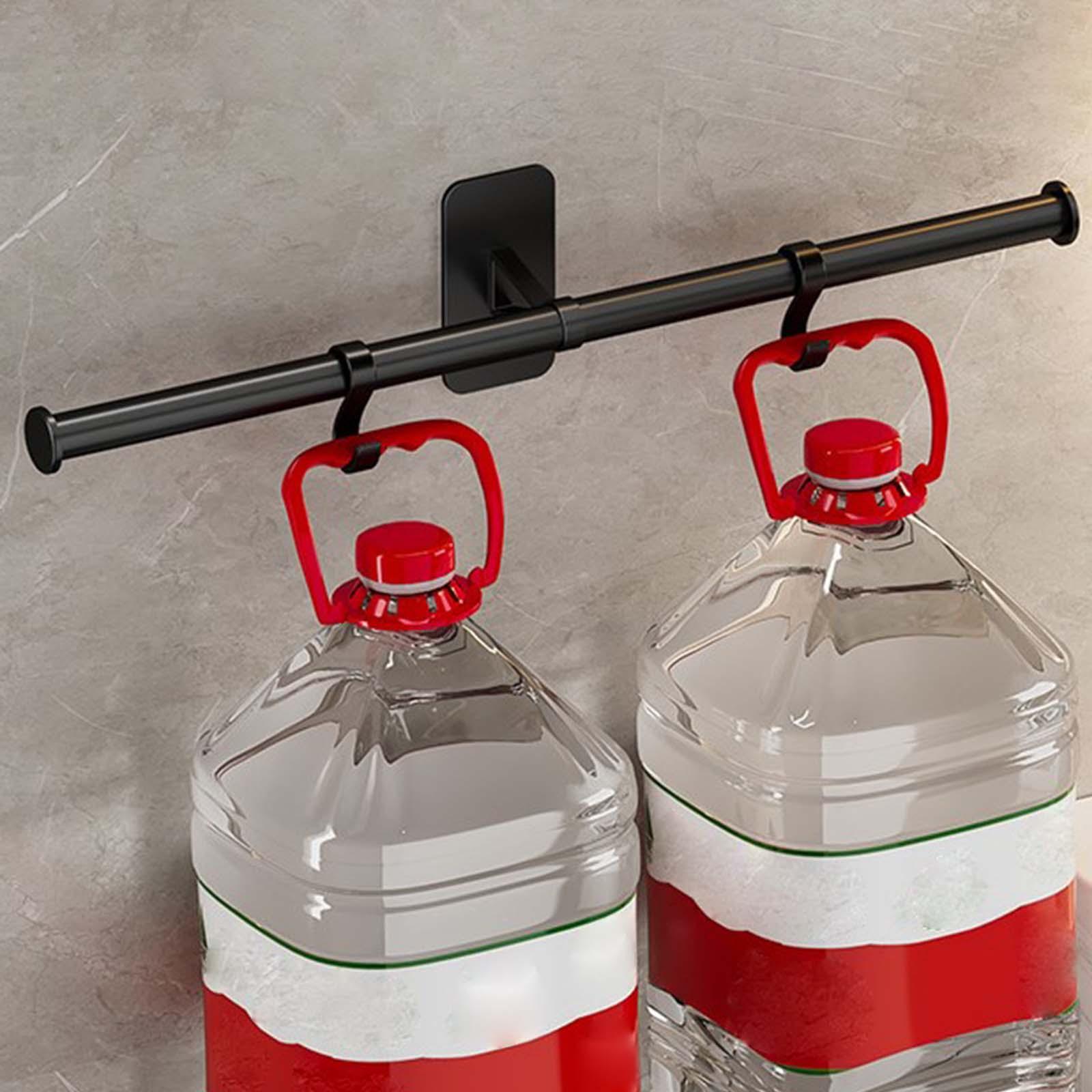 Towel Rack Shelves Bar Storage Organizer Wall Mount Rod Holder for Living Room Hotel