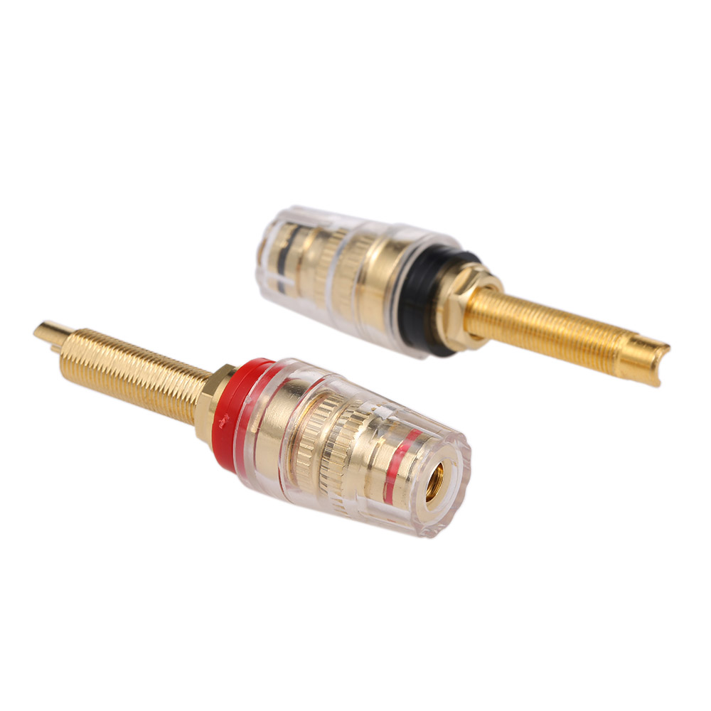 1 Cặp Thiết Bị Đầu Cuối HiFi 24 Mạ Vàng Với Ổ Cắm Chuối