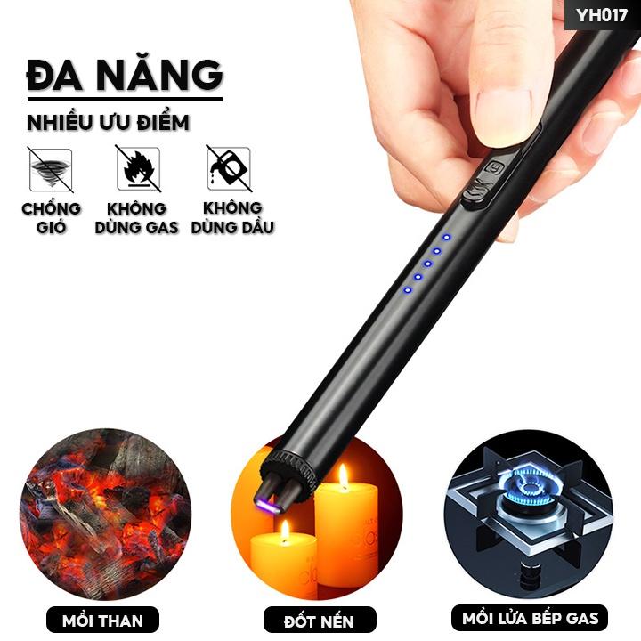 Dụng Cụ Mồi Lửa Cho Nến Thơm Với Tia Đơn Plasma Nhiều Màu Sắc Tiện Lợi Khi Dùng YH-017