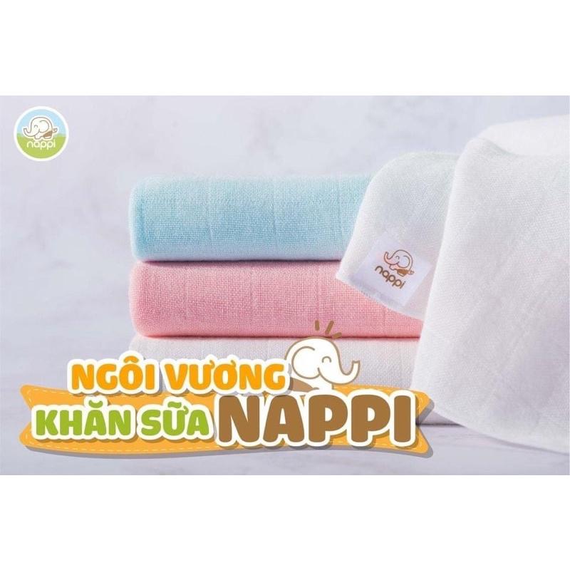 KHĂN SỮA SỢI TRE AN TOÀN NAPPI THÁI LAN Hộp 6c 30x30cm