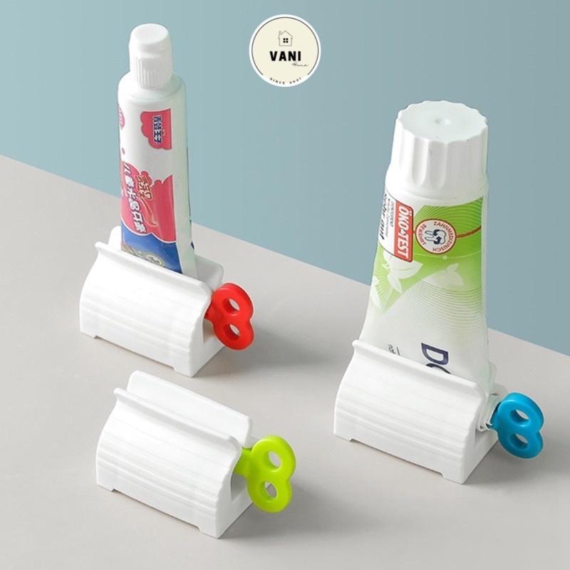 Dụng cụ kẹp lấy kem đánh răng tiết kiệm - Cuộn kẹp ép kem đánh răng đa năng tiện lợi kiểu trụ đứng